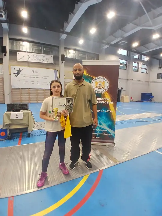Medalie la Cupa Atlas Invictus, alături de antrenorul Gerard